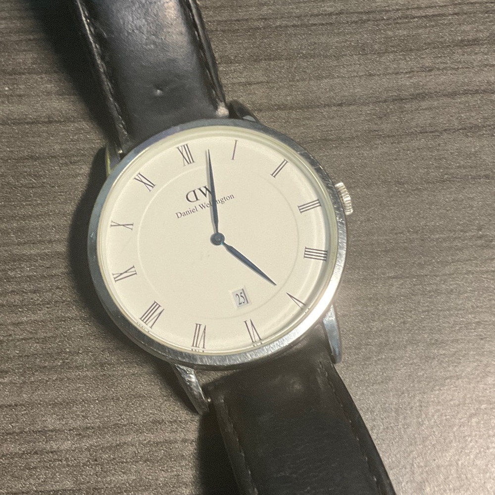 Daniel Wellington Classic Black and Silver Watch